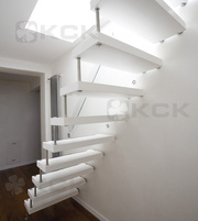 Типы лестниц для загородного дома